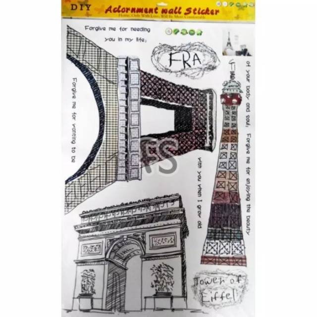 Detail Menara Eiffel Wallpaper Kamar Nomer 56