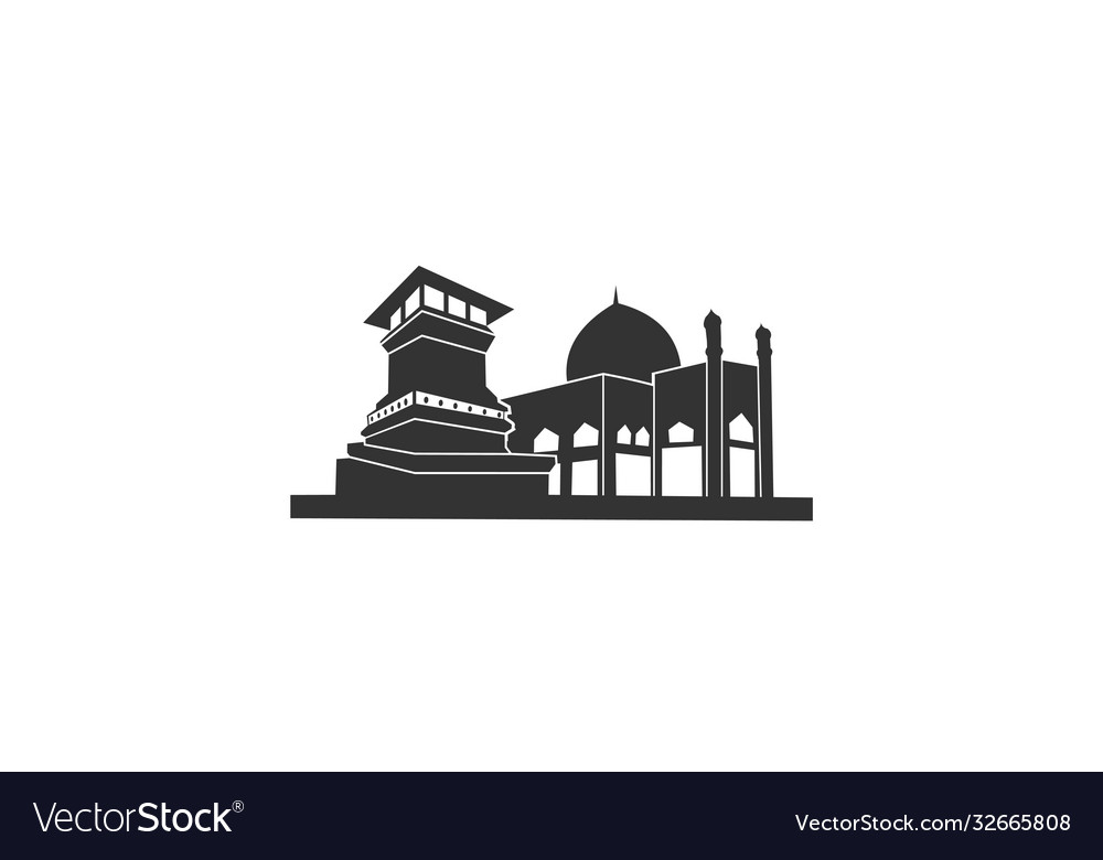 Detail Menara Kudus Vector Nomer 2