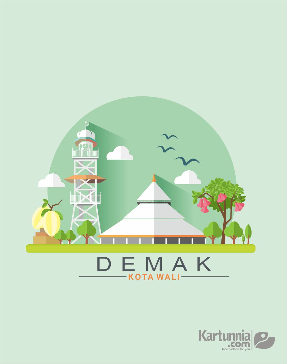 Detail Menara Kudus Vector Nomer 34