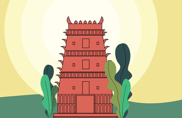 Detail Menara Kudus Vector Nomer 54