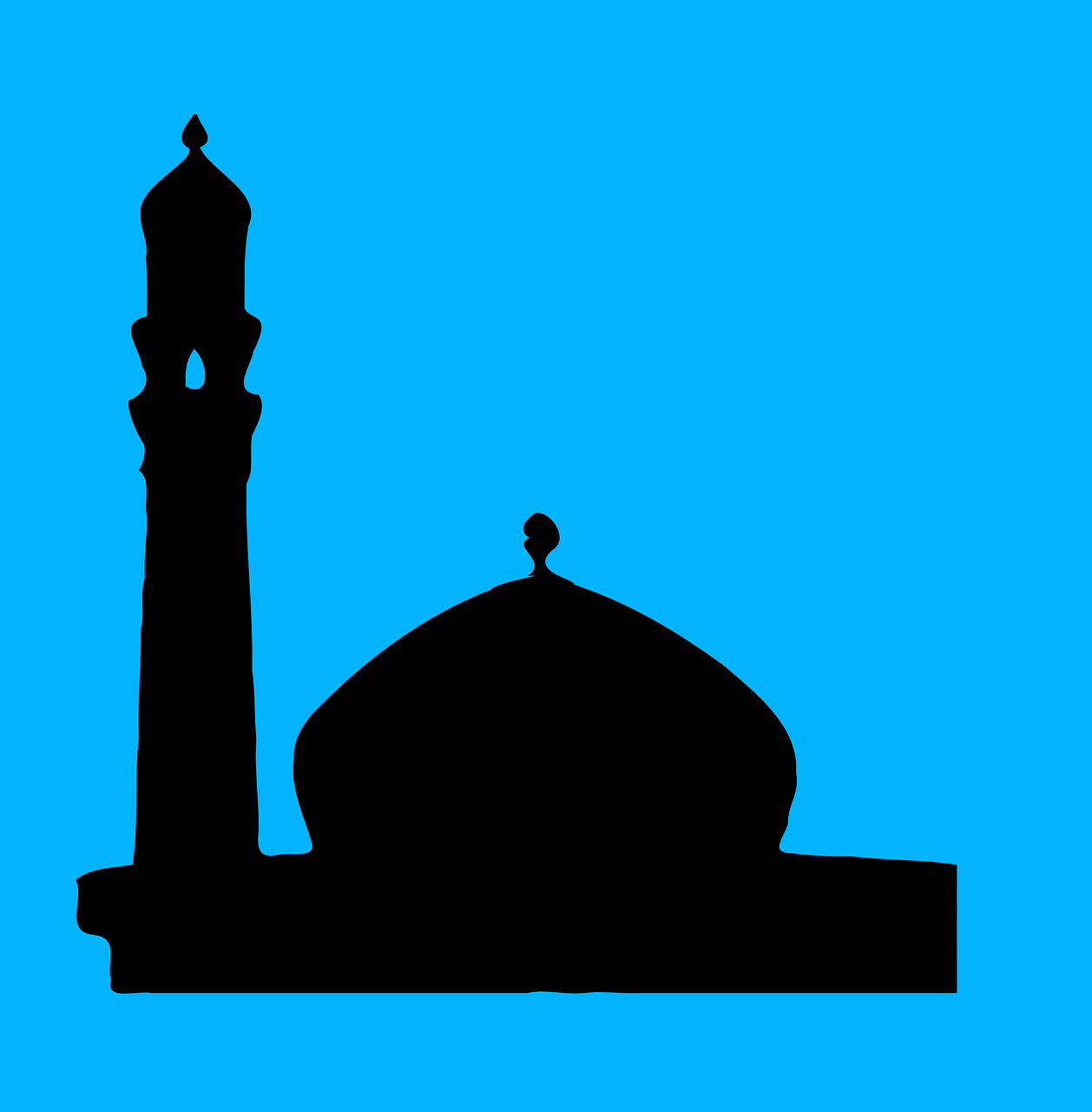 Detail Menara Masjid Kartun Nomer 2