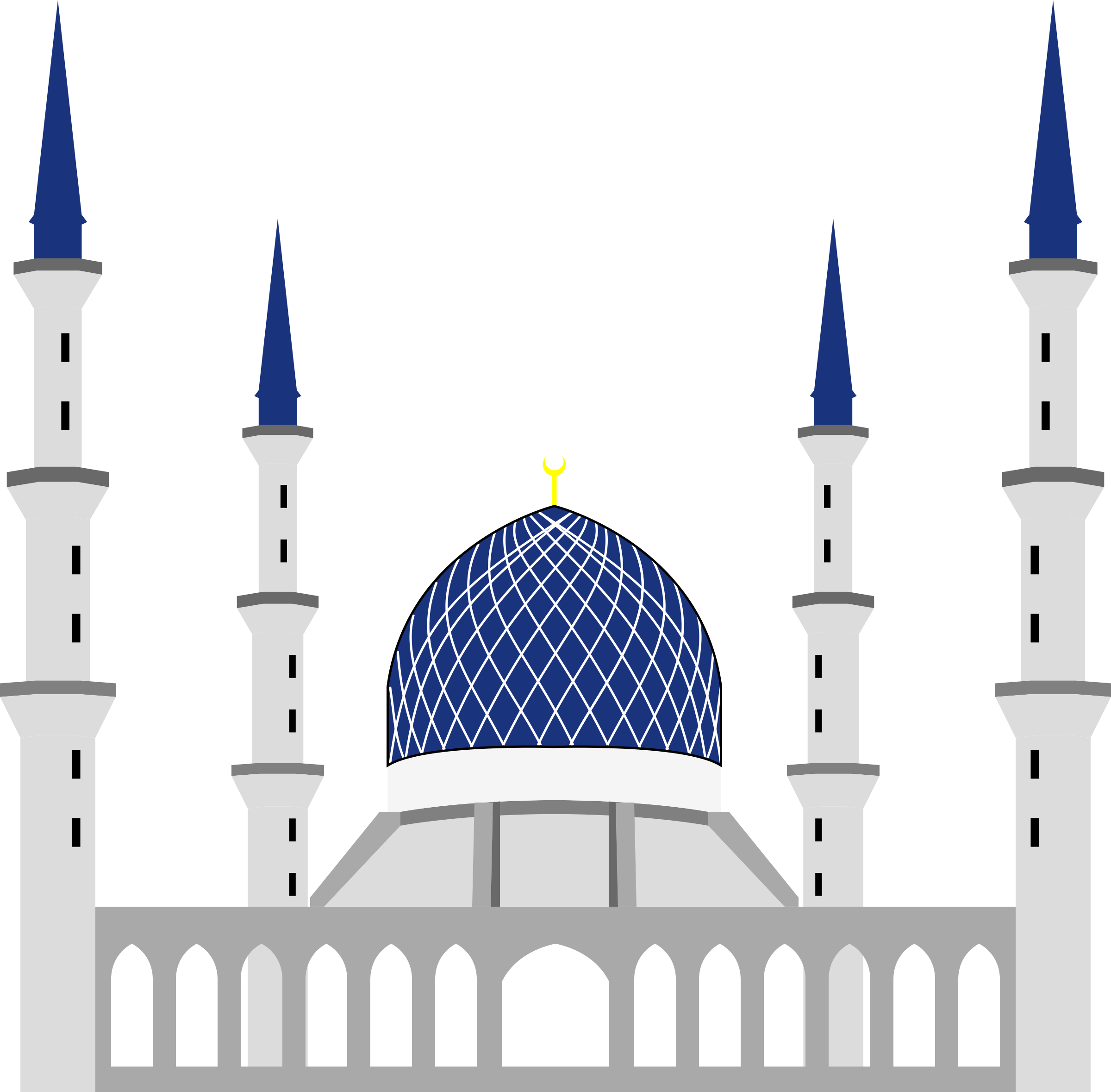 Detail Menara Masjid Kartun Nomer 12