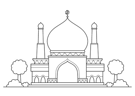 Detail Menara Masjid Kartun Nomer 41
