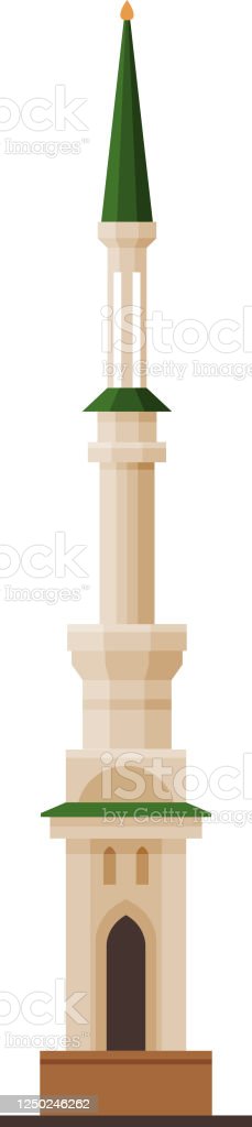 Detail Menara Masjid Vector Nomer 11