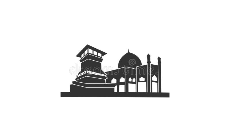 Detail Menara Masjid Vector Nomer 13