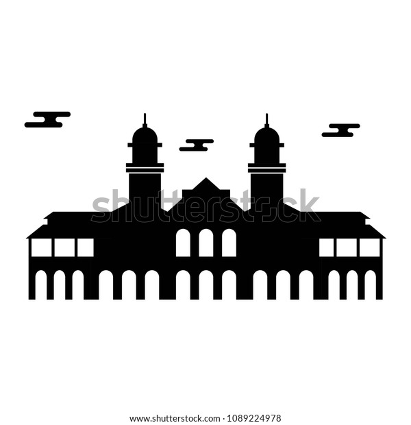 Detail Menara Masjid Vector Nomer 27