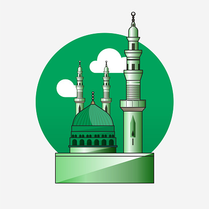 Detail Menara Masjid Vector Nomer 28