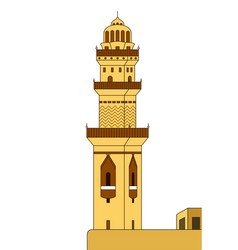 Detail Menara Masjid Vector Nomer 5