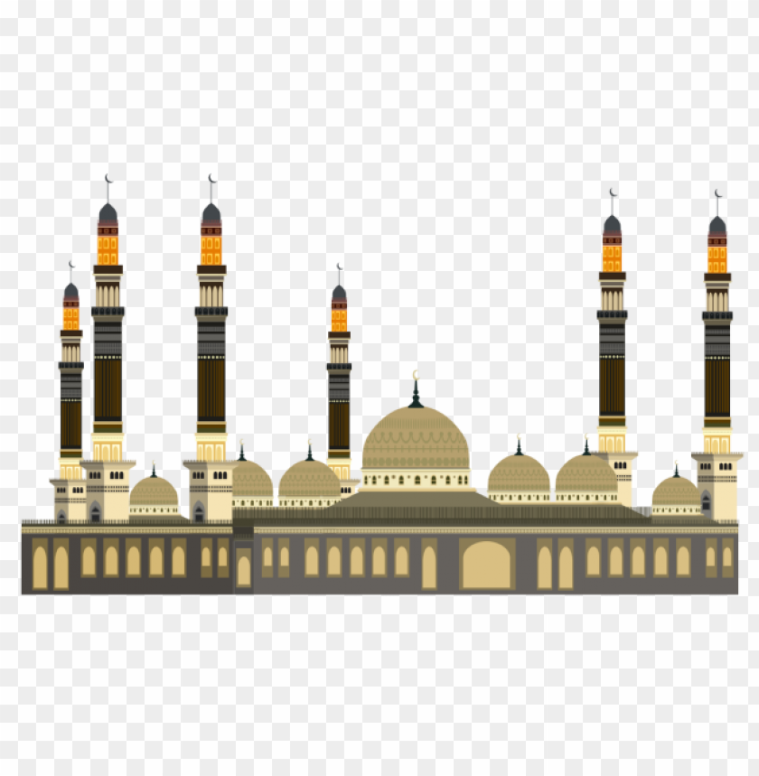 Detail Menara Masjid Vector Nomer 43