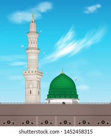 Detail Menara Masjid Vector Nomer 47