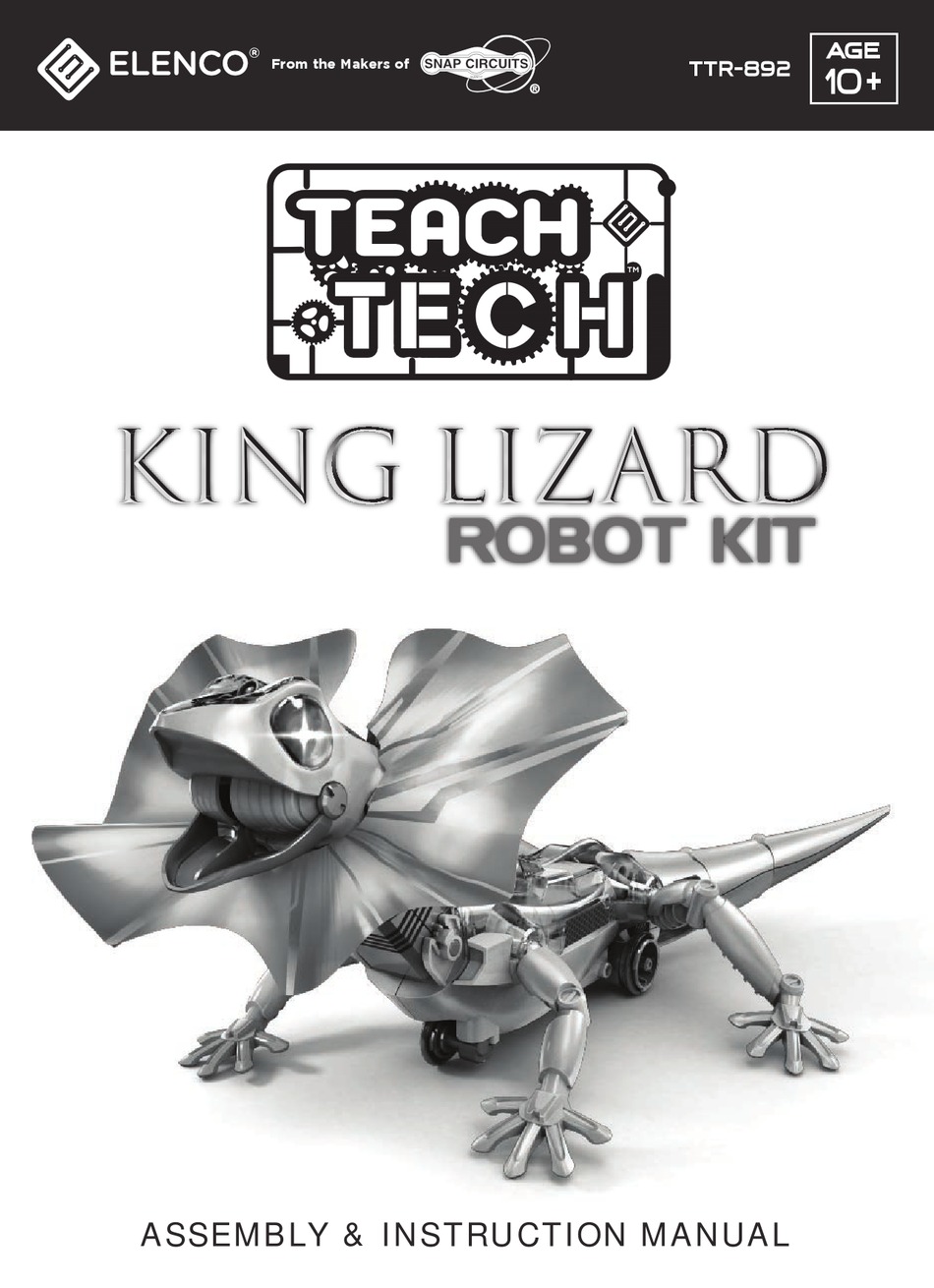 Detail King Lizard Robot Kit Nomer 12