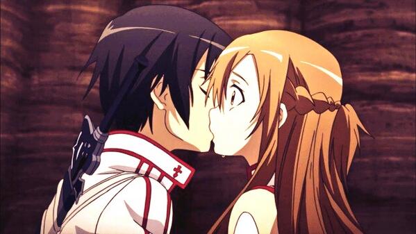 Detail Kirito And Asuna Kiss Nomer 13