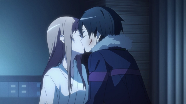 Detail Kirito And Asuna Kiss Nomer 15