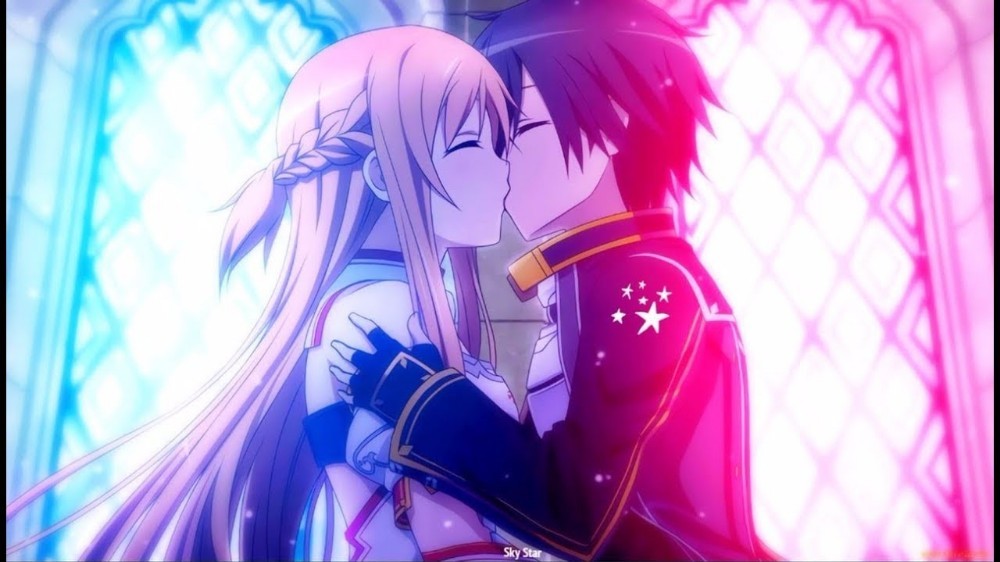 Detail Kirito And Asuna Kiss Nomer 28