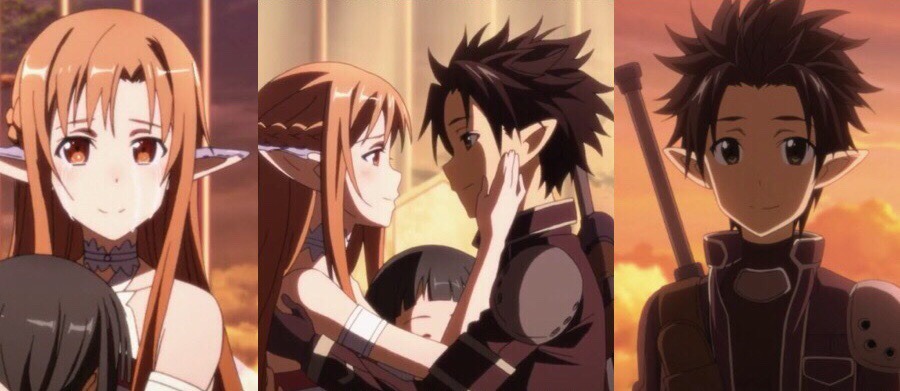 Detail Kirito And Asuna Kiss Nomer 51