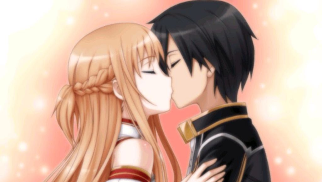 Detail Kirito And Asuna Kiss Nomer 8