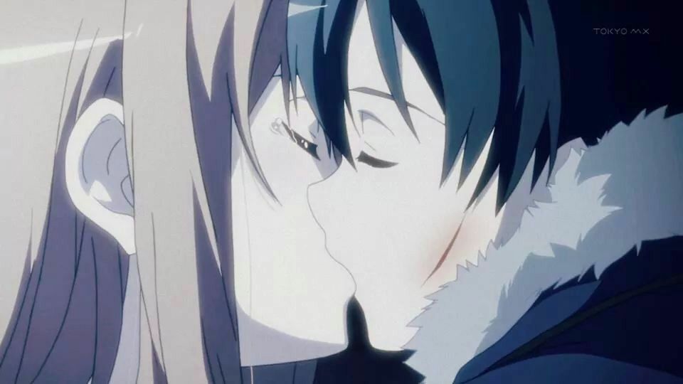 Detail Kirito And Asuna Kiss Nomer 10