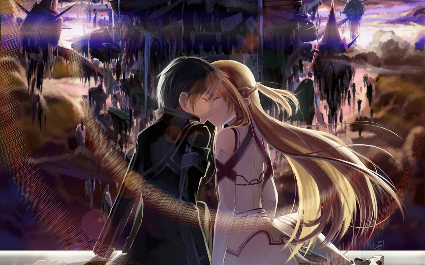 Detail Kirito Asuna Kiss Nomer 25