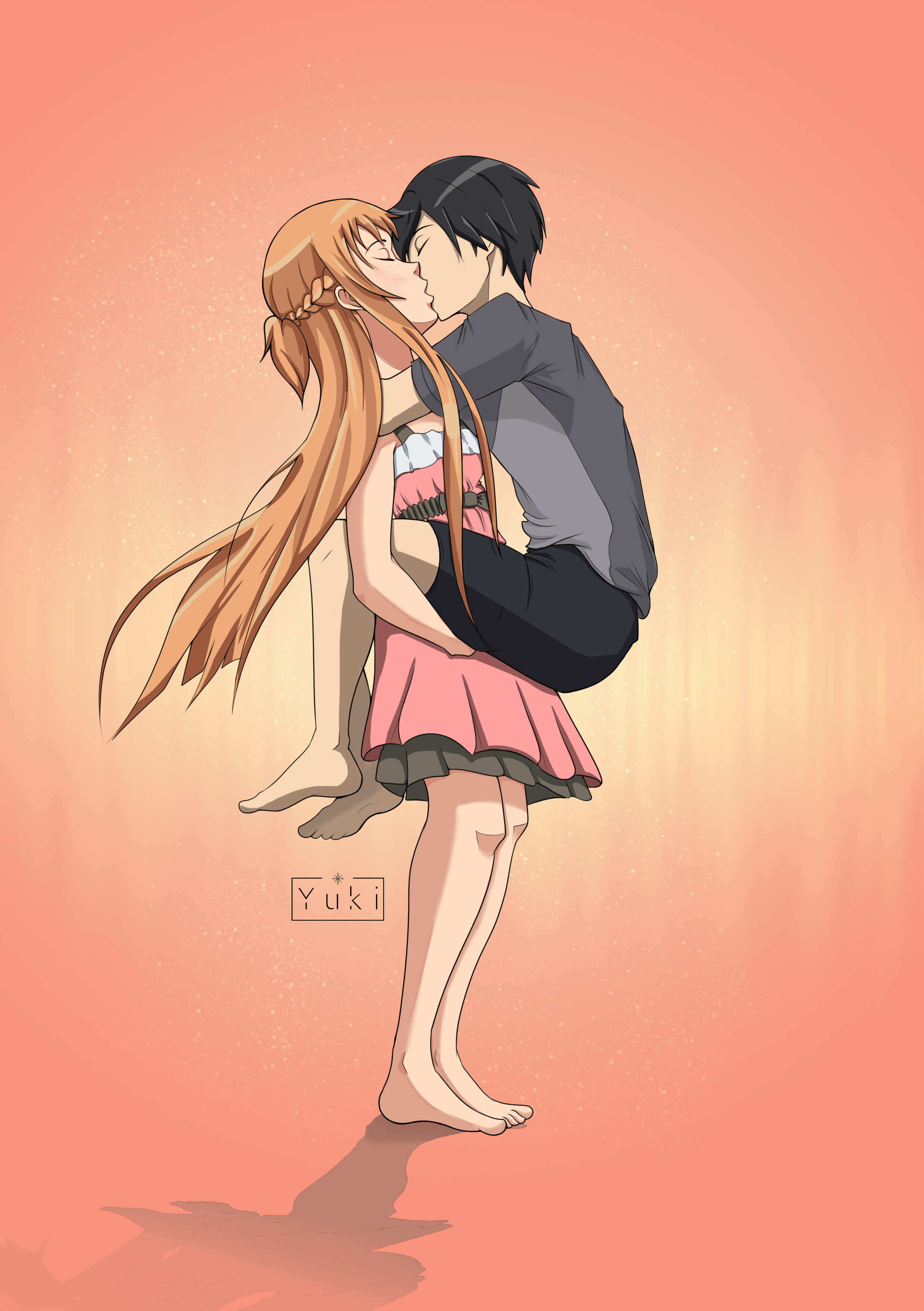 Detail Kirito Asuna Kiss Nomer 8