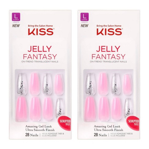 Detail Kiss Jelly Fantasy Nails Nomer 18
