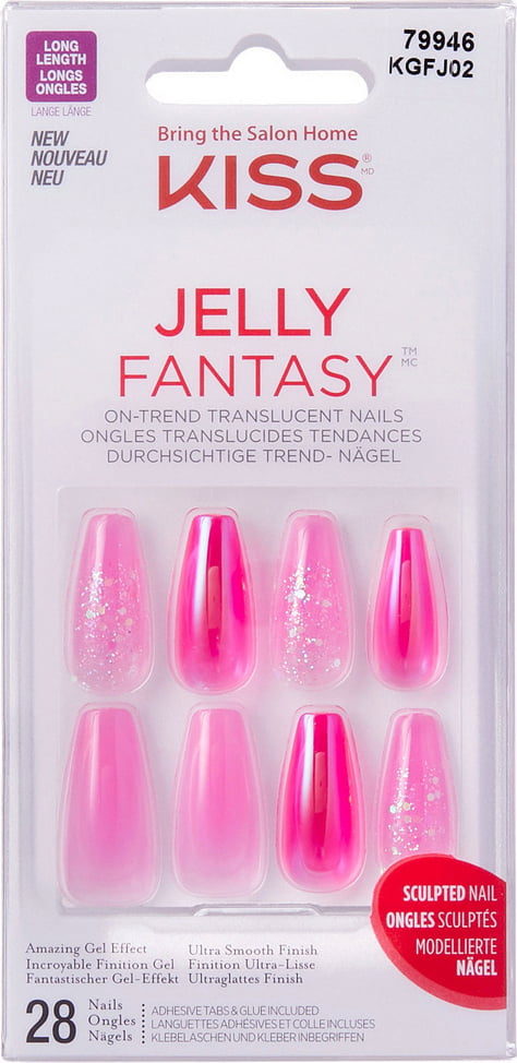 Detail Kiss Jelly Fantasy Nails Nomer 28