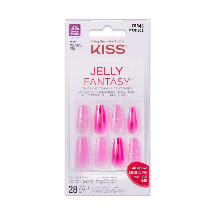 Detail Kiss Jelly Fantasy Nails Nomer 32