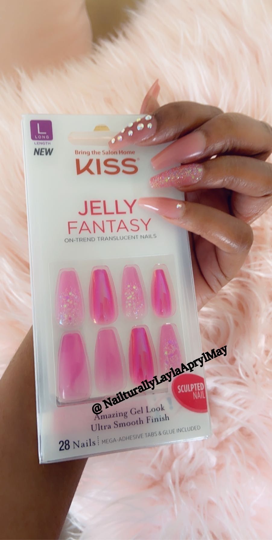 Detail Kiss Jelly Fantasy Nails On Hand Nomer 19
