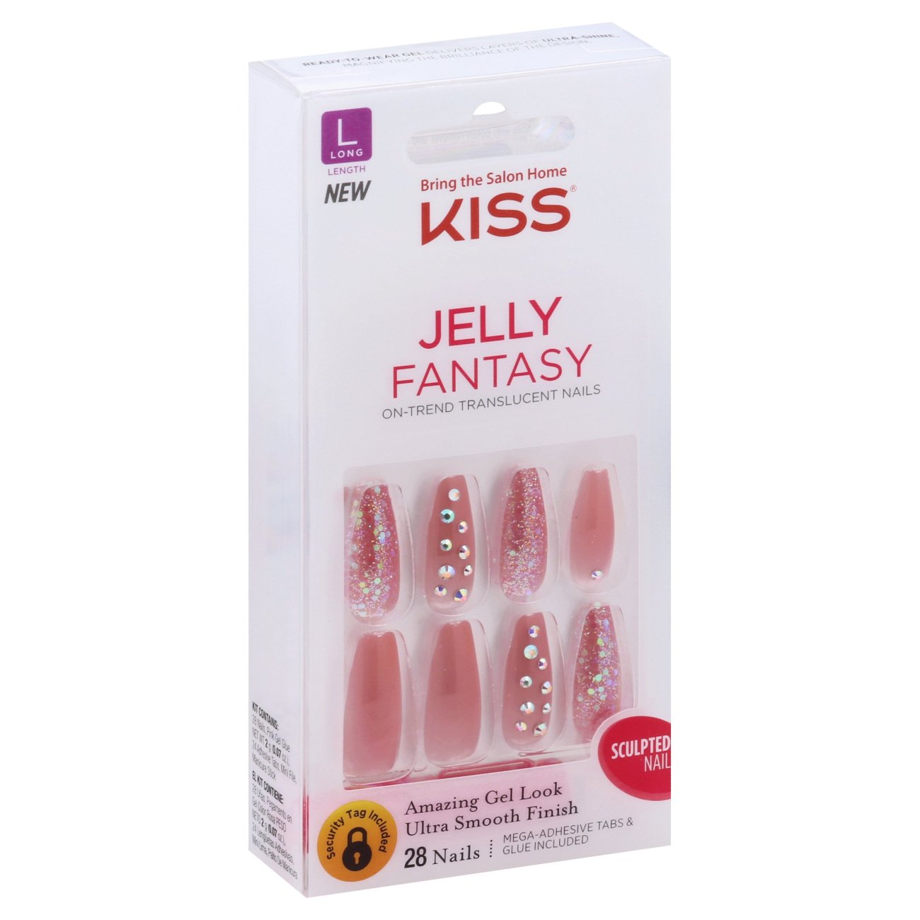 Detail Kiss Jelly Fantasy Nails On Hand Nomer 27