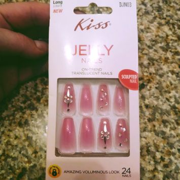 Detail Kiss Jelly Fantasy Nails On Hand Nomer 46