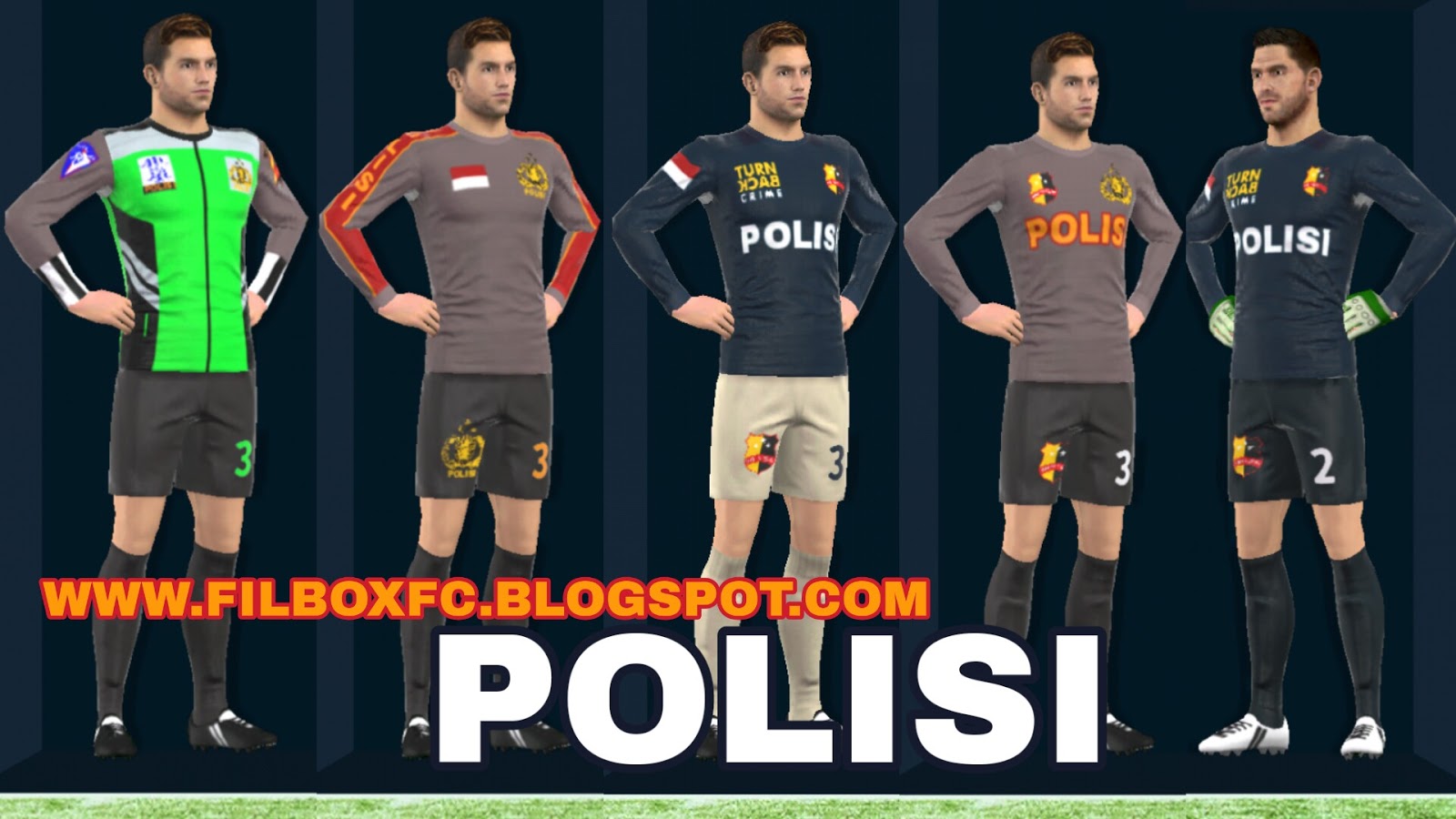 Detail Kit Dream League Soccer Polisi Nomer 11