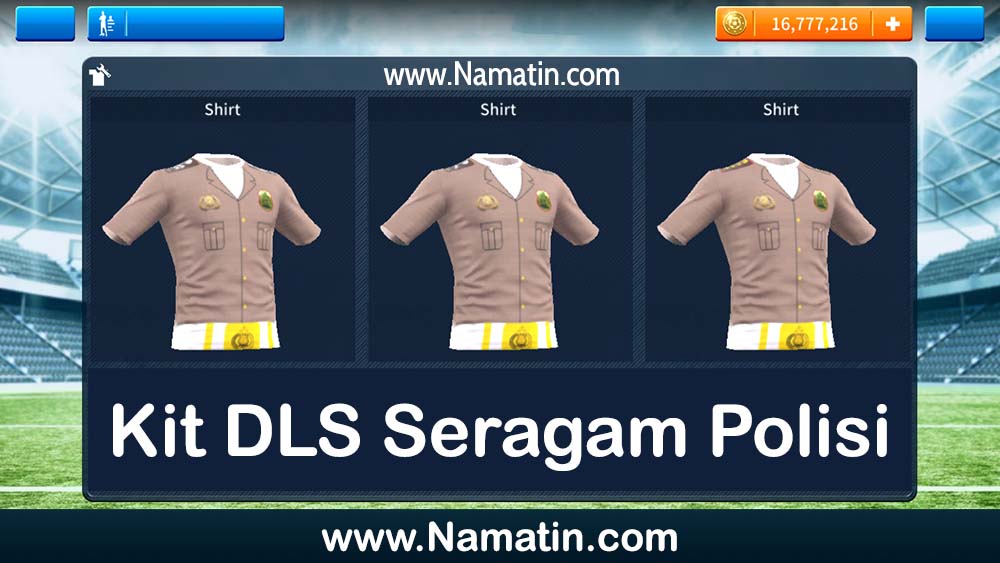 Detail Kit Dream League Soccer Polisi Nomer 7