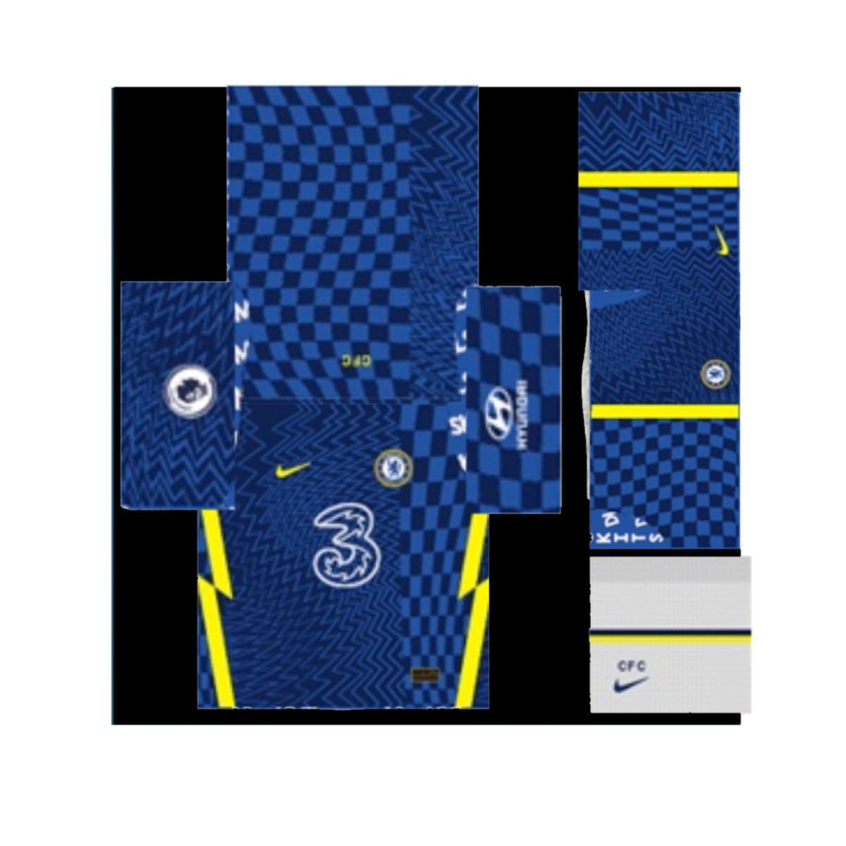 Detail Kit Pro League Soccer Nomer 36