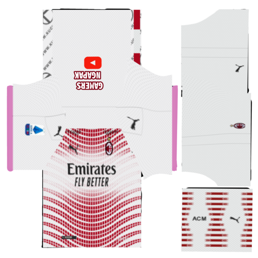 Detail Kit Pro League Soccer Nomer 10