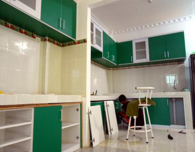 Detail Kitchen Set Warna Hijau Nomer 27