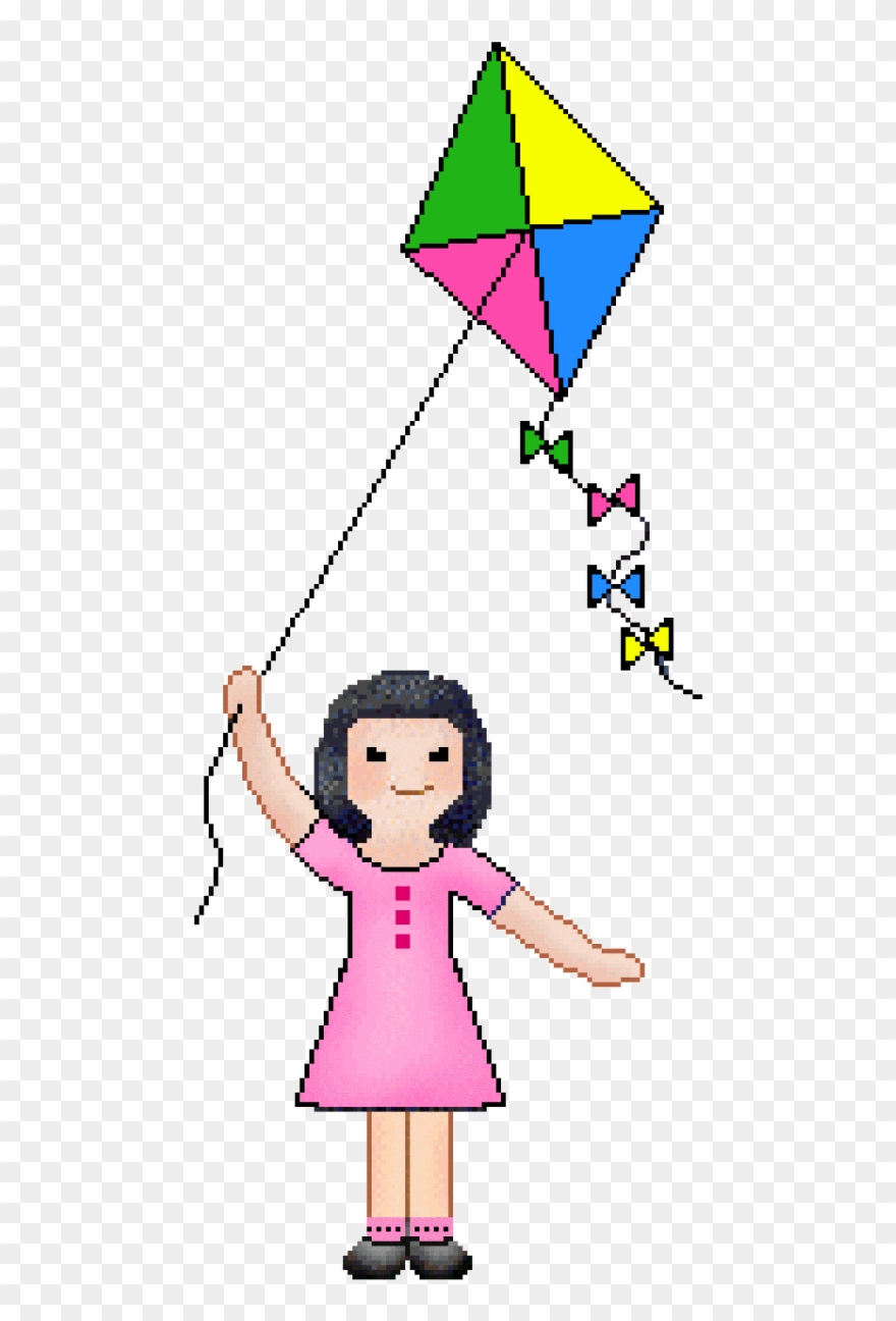 Detail Kite Flying Clip Art Nomer 12