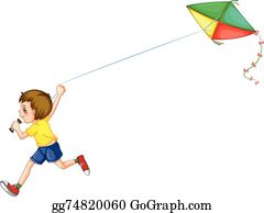 Detail Kite Flying Clip Art Nomer 40