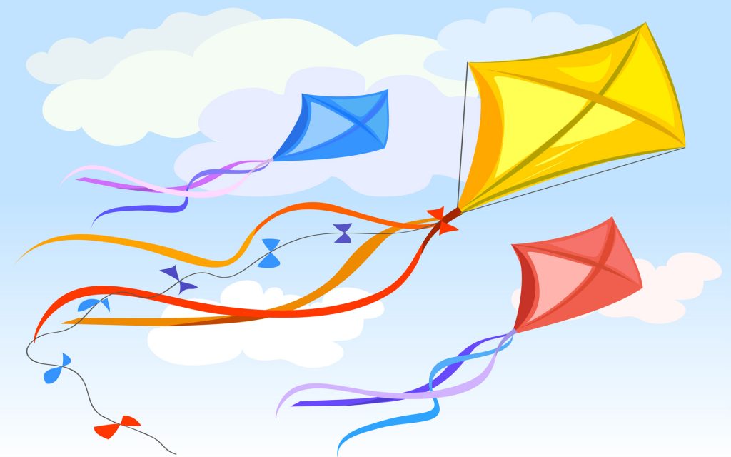Detail Kite Flying Clipart Nomer 16