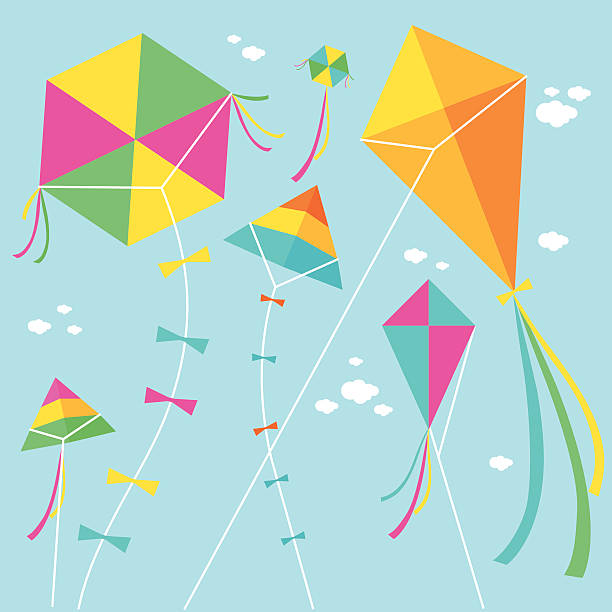 Detail Kite Flying Clipart Nomer 31