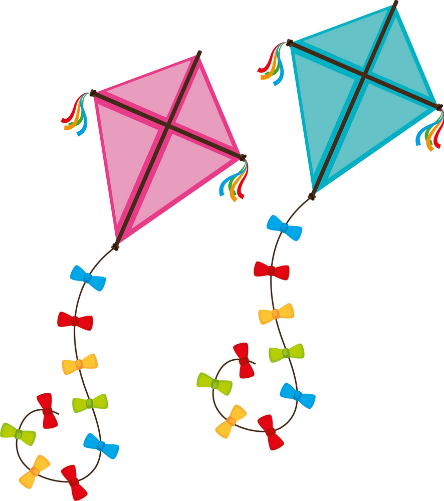 Detail Kite Images Clip Art Nomer 38