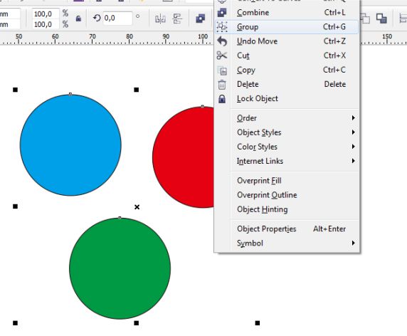 Detail Meng Ungrup Gambar Di Corel Nomer 10