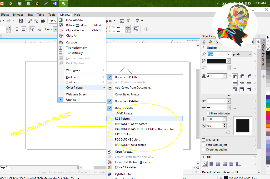 Detail Meng Ungrup Gambar Di Corel Nomer 14