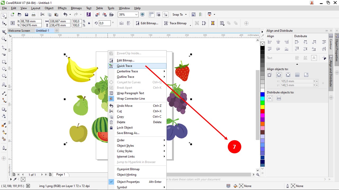 Detail Meng Ungrup Gambar Di Corel Nomer 18