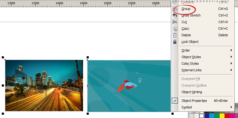 Detail Meng Ungrup Gambar Di Corel Nomer 28