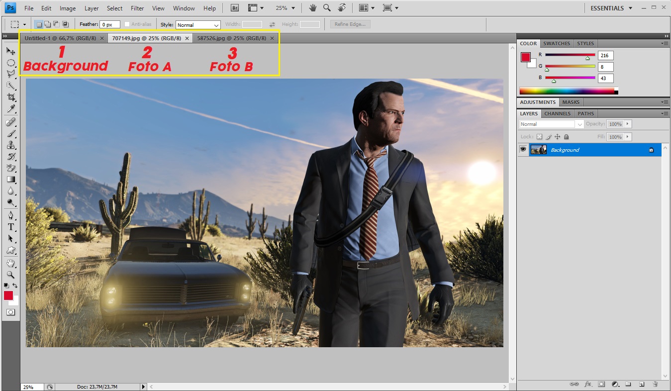 Detail Menggabungkan 2 Gambar Di Adobe Nomer 4