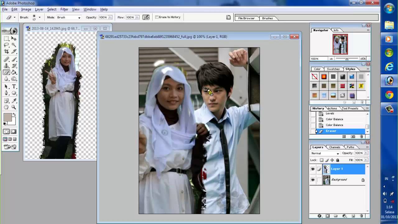 Detail Menggabungkan Gambar Dengan Photoshop Nomer 5