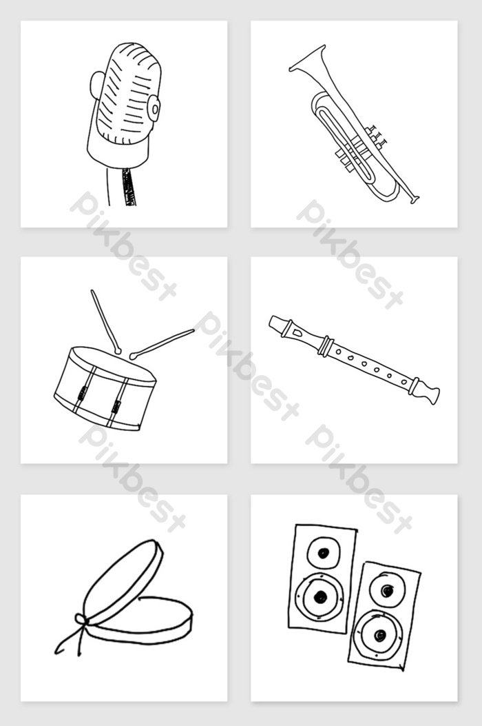 Detail Menggambar Alat Musik Nomer 9