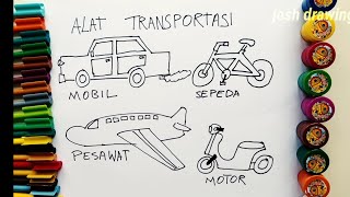 Detail Menggambar Alat Transportasi Nomer 5