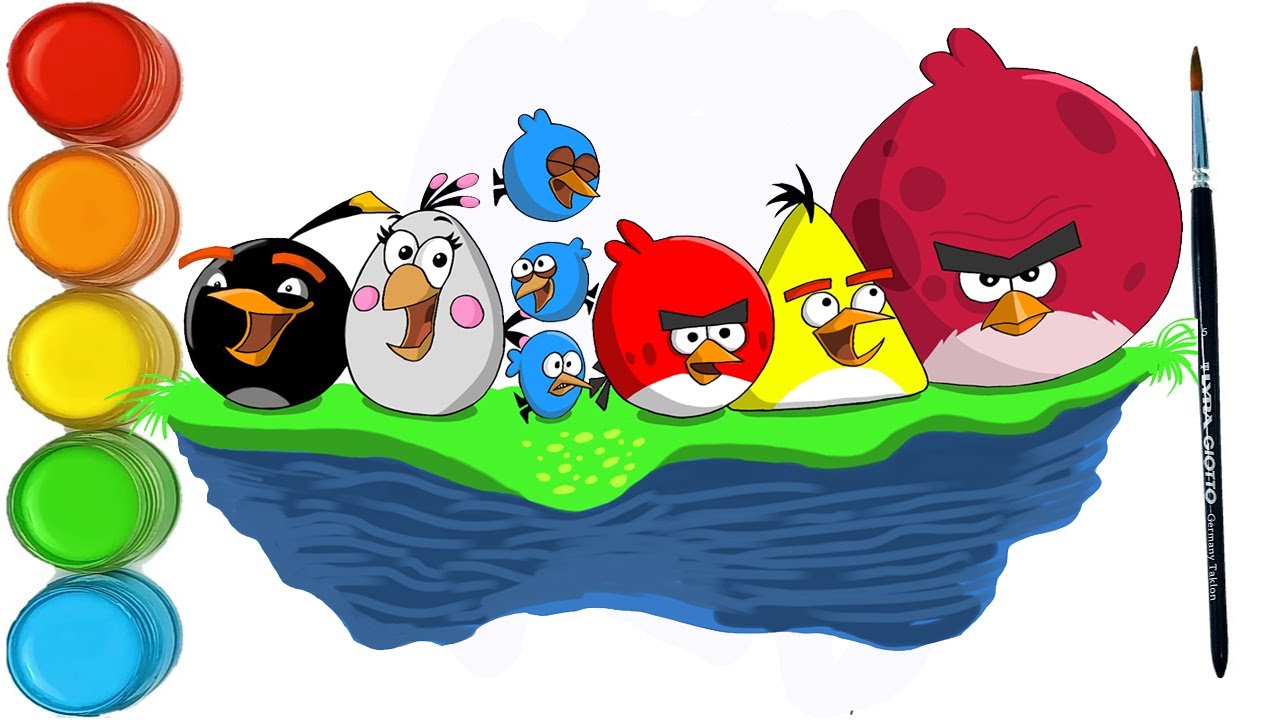 Detail Menggambar Angry Birds Nomer 40