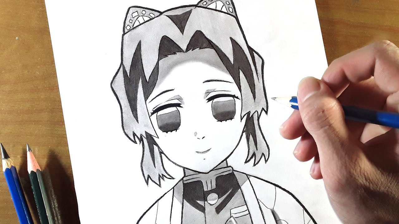 Detail Menggambar Anime Dengan Pensil Nomer 21