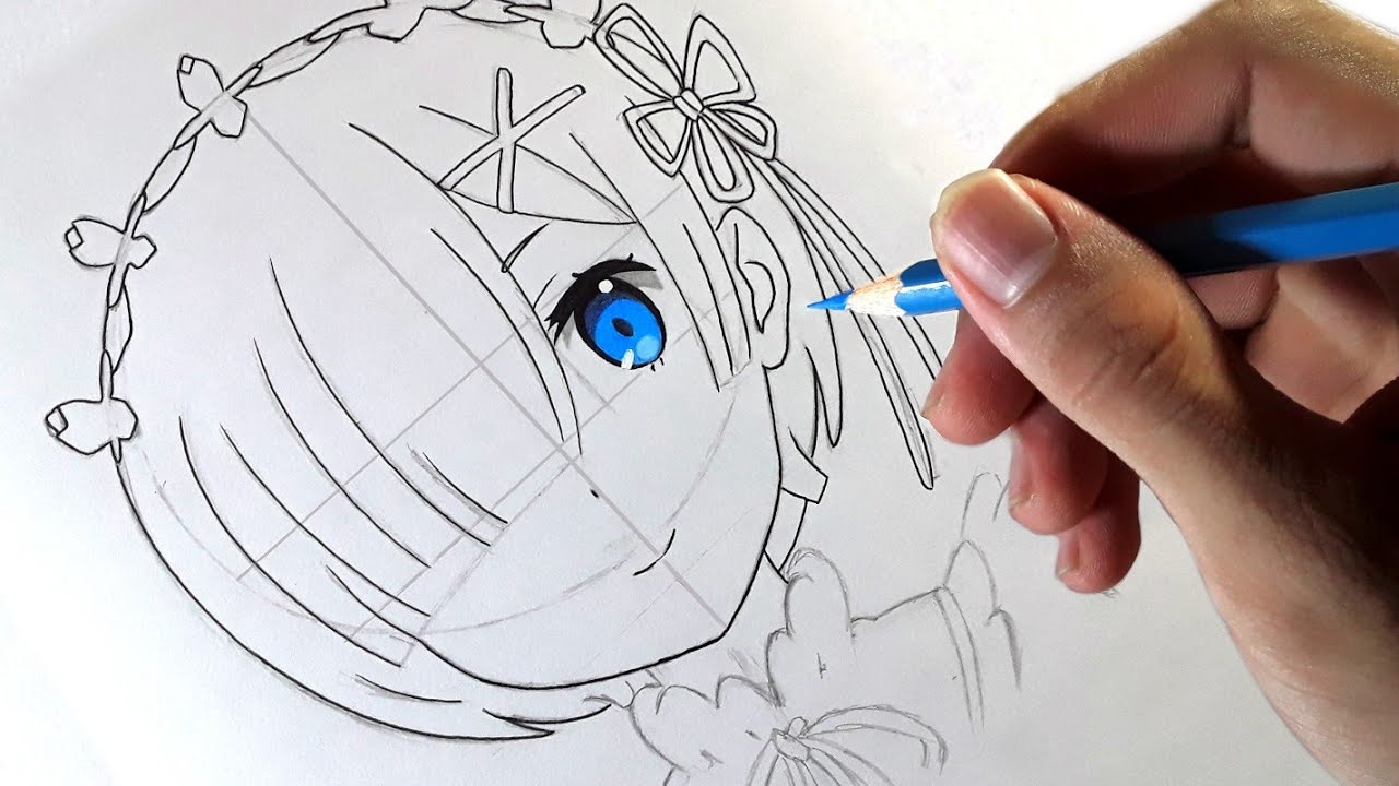 Detail Menggambar Anime Dengan Pensil Nomer 32